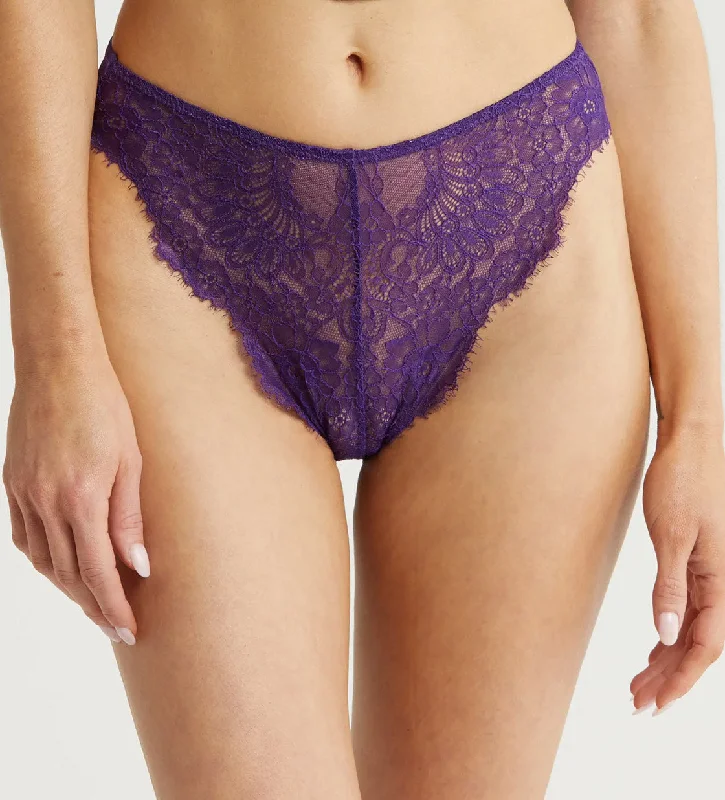 seamless women briefs for a no - show look under leggingsKILO BRAVA HIGH LEG BRIEF: VIOLET