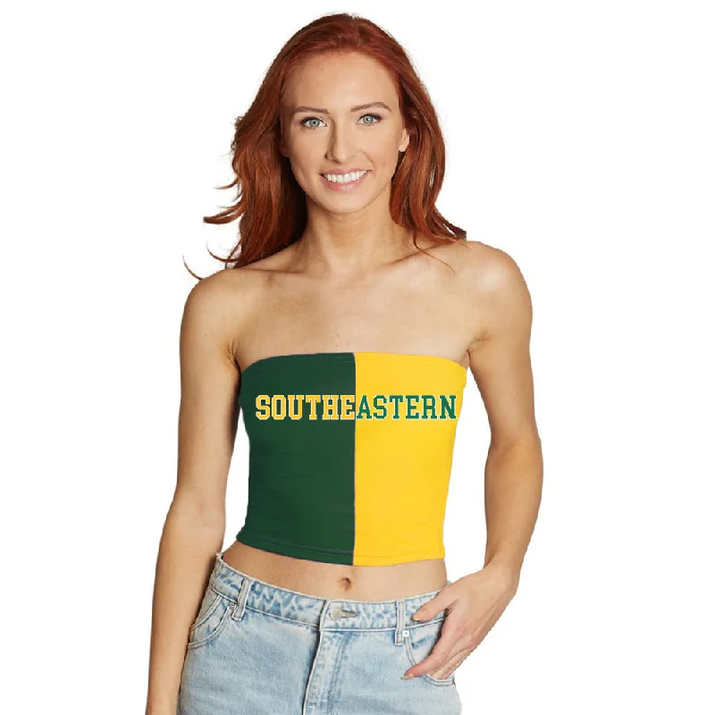 thermal women tube top for cold - weather layeringSoutheastern Louisiana Lions SLU Two Tone Tube Top