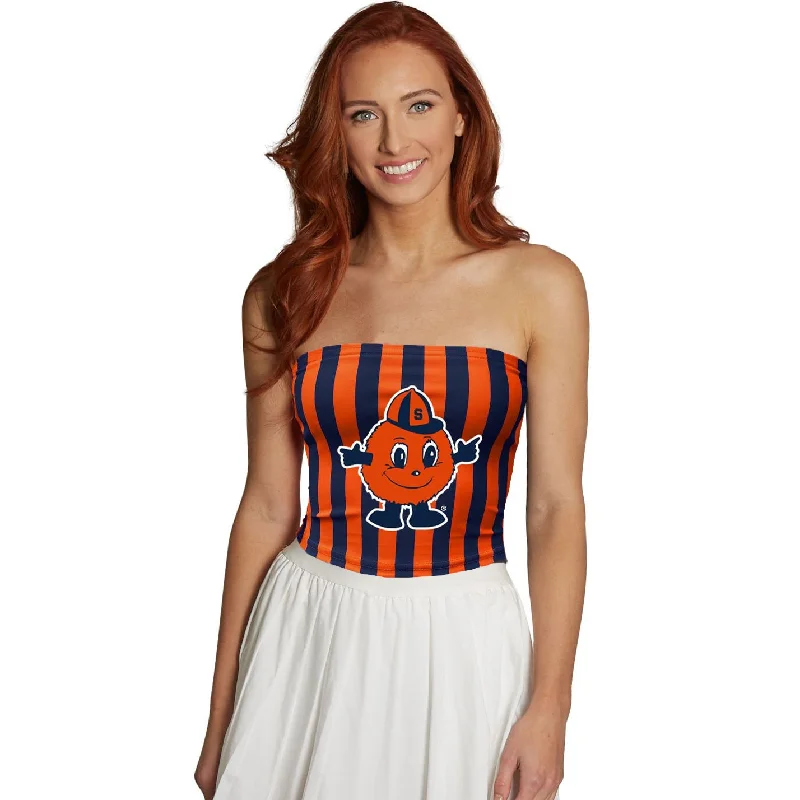 cut - out women tube top for a modern and stylish edgeSyracuse Striped Tube Top