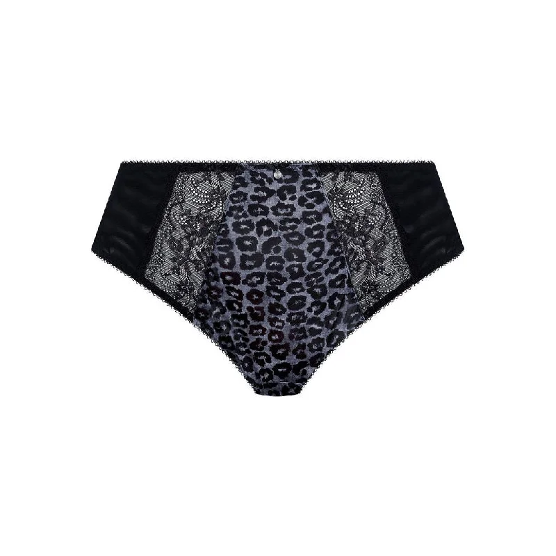 seamless women briefs for a no - show look under leggingsElomi Morgan High Leg Brief - Snow Leopard