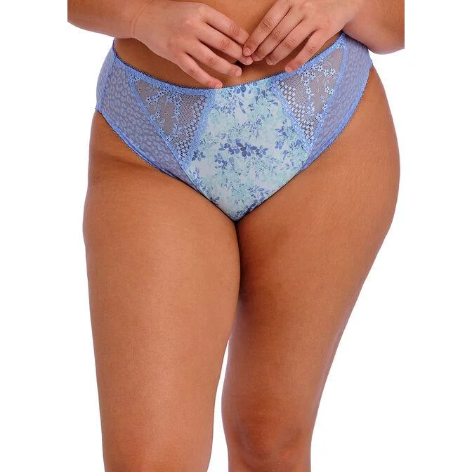 anti - chafing women briefs for long - distance runnersElomi Lucie High Leg Brief -Cornflower