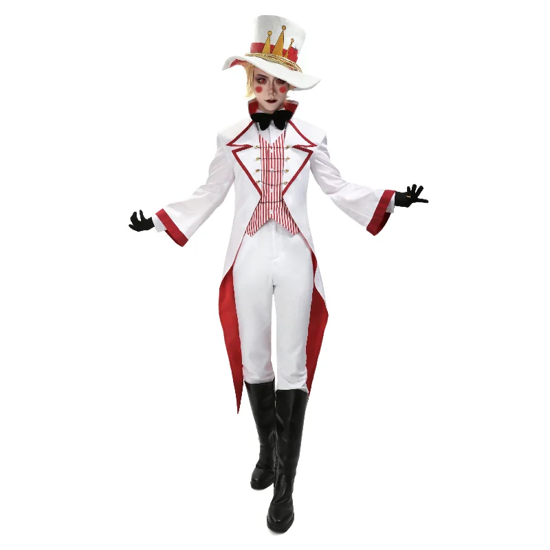 women pokemon trainer cosplay costumesLucifer Cosplay Costume With Tuxedo Coat Vest Pants Men Full Set Outfit for Halloween