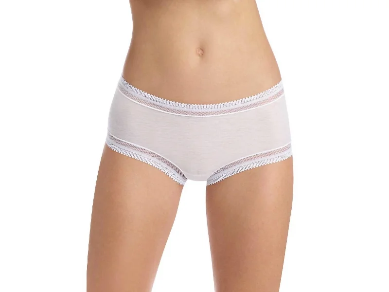 microfiber panties for women with softnessPure Pima Girlshort Panty In White