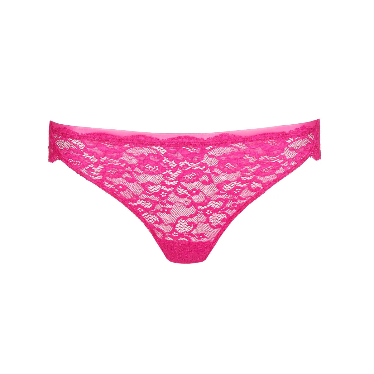 seamless silk - lined women briefs for a smooth and soft feelMarie Jo Color Studio Lace Rio Brief in Very Berry