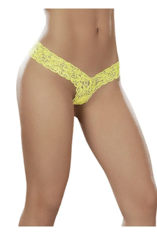 high - waisted women boyshort underwearSexy Lace Boyshort | Yellow