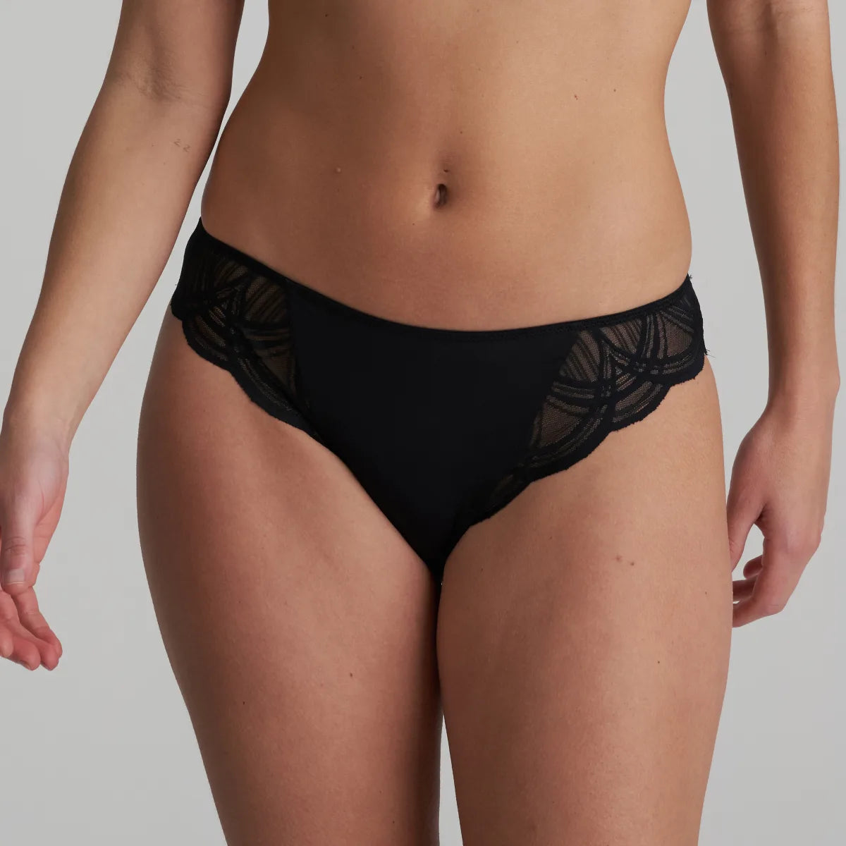 breathable women briefs for women with sensitive skinMarie Jo Cathia Rio Brief in Black