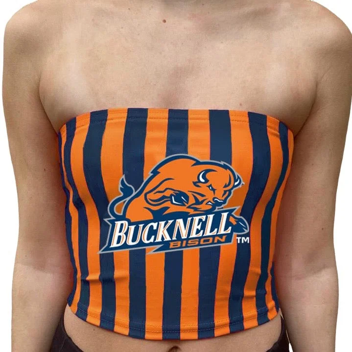 moisture - wicking women tube top for workoutsBucknell Striped Tube Top