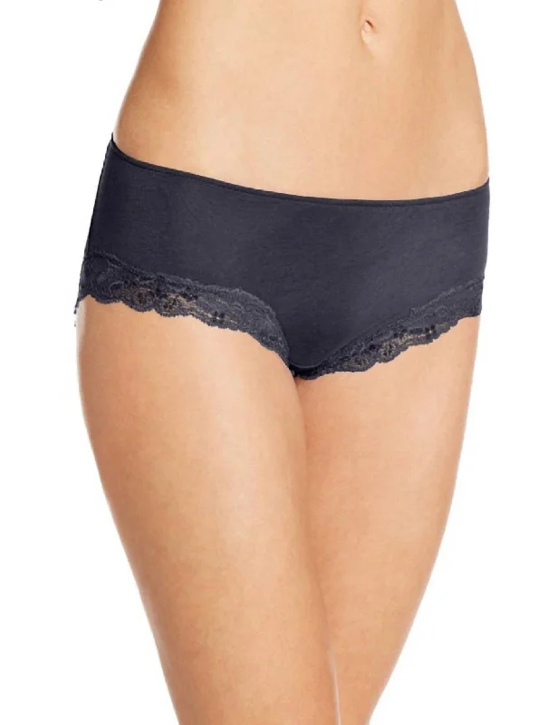 breathable panties for women with sensitive skinOrganic Cotton Hipster Panty In Black