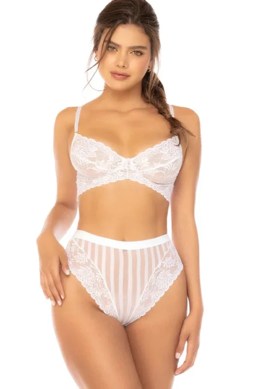 moisture - regulating panties for women with active lifestylesBelle Amour Bralette and High Waist Panty Set