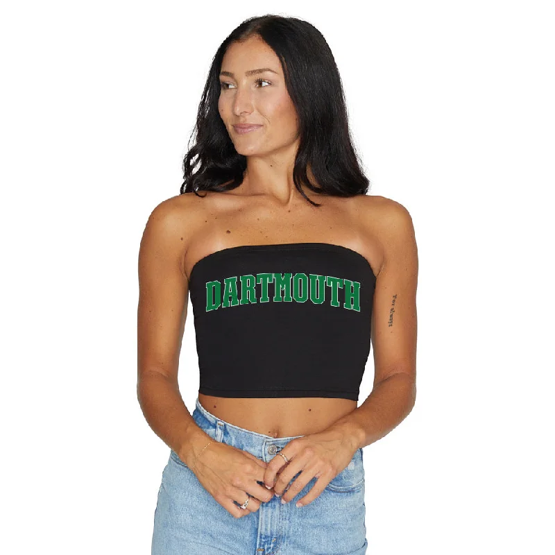 organic cotton women tube top for an eco - friendly choiceDartmouth College Black Tube Top