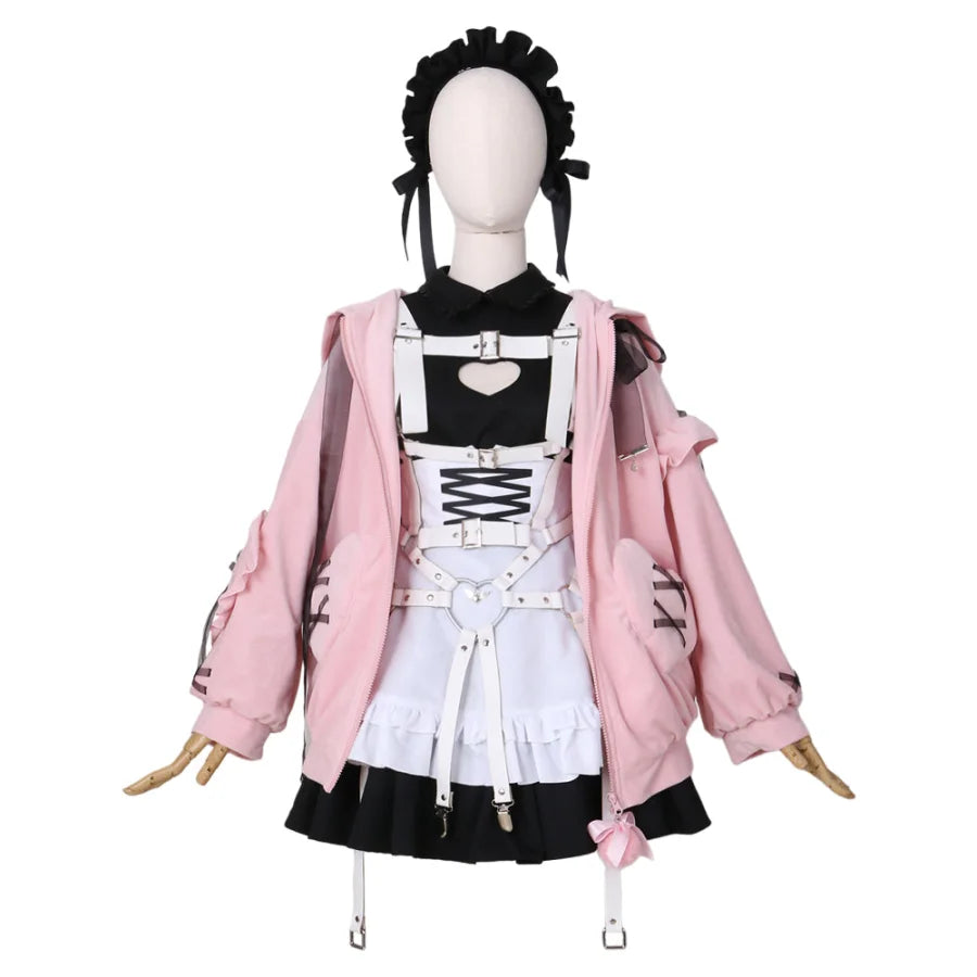 women anime cosplay costumes popularNIJISANJI Virtual YouTuber Makaino Ririmu Cosplay Costume C02079