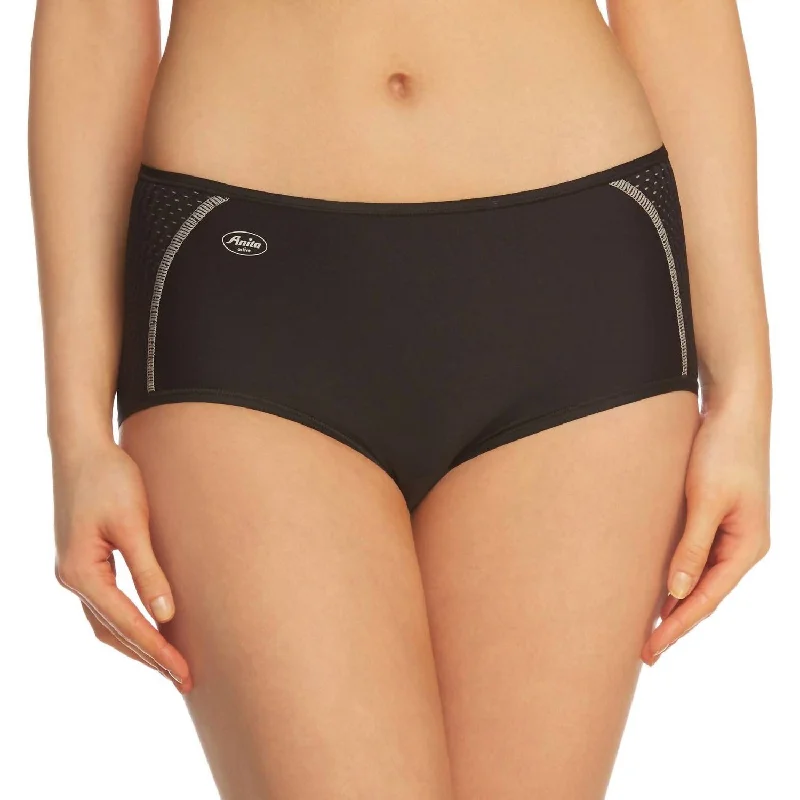 anti - odor panties for women with freshnessSports Brief Panty In Black