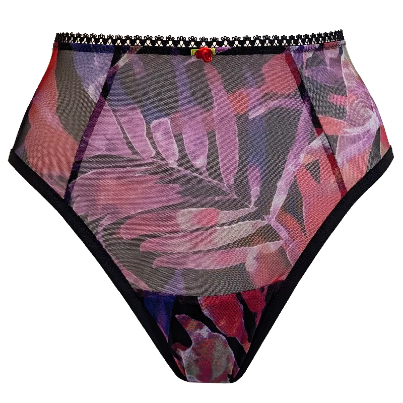 non - stretch women gartersAZALEA OUVERT BRIEF - PINK