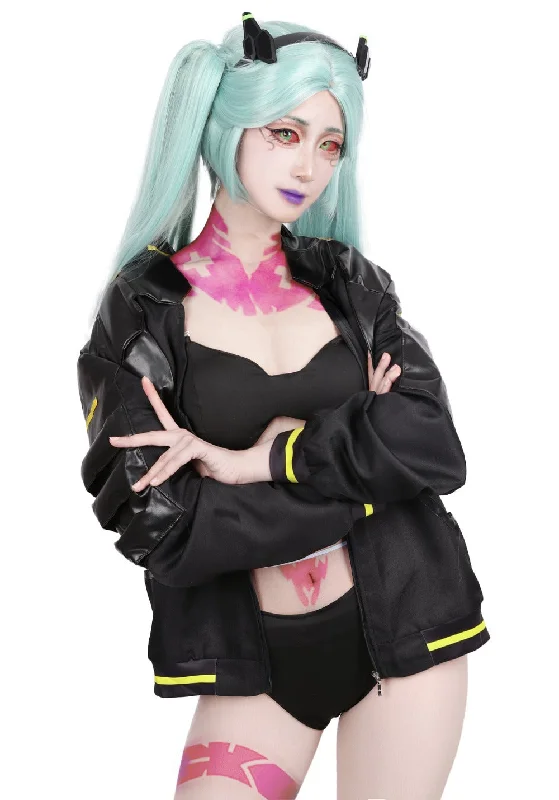 women villain cosplay costumes uniqueDAZCOS Rebecca Cosplay Outfits Black Coat Halloween Costume