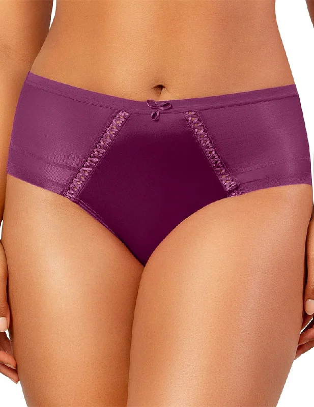 organic cotton panties for women with eco - friendly choiceParfait P60632 Blackberry Full Coverage Brief Panty