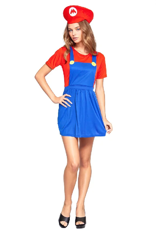 women warrior cosplay costumes fierceSexy Mario Halloween Costume