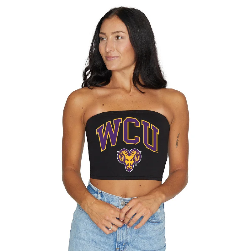 anti - static women tube top for reducing static clingWest Chester University Black Tube Top