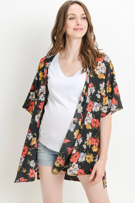 stylish design women nursing braFloral Kimono Maternity Cardigan