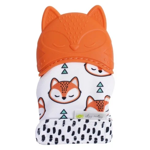 printed pattern women nursing braItzy Ritzy Teething Mitt