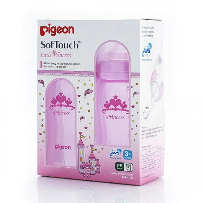 postpartum women nursing braPigeon Softouch Nursing Bottle - Princess Pink (Twin Pack) 240ml