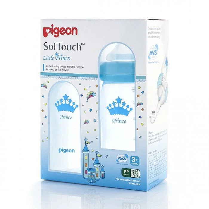 luxury brand women nursing braPigeon Softouch Nursing Bottle - Prince Blue (Twin Pack) 240ml