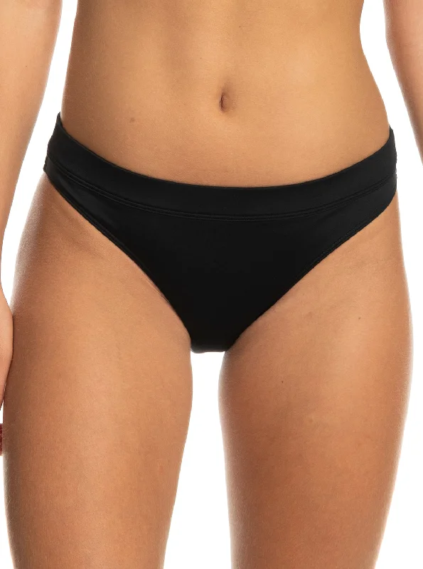 coordinating women bikini briefs with beach cover - upsRoxy Active Bikini Bottoms - Anthracite