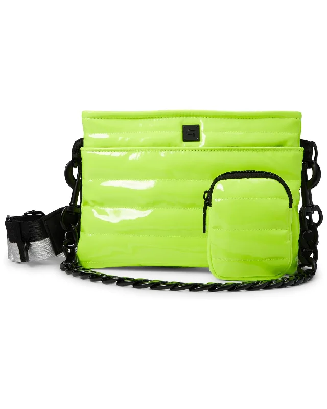 multi - way women bikini briefs for versatile stylingThink Royln Downtown Crosswalk Crossbody Bag - Neon Yellow