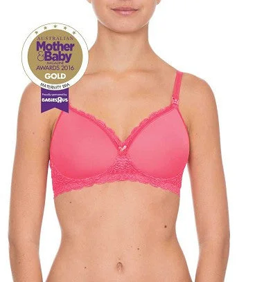 plunge push up bras for a bold lookGorgeous Mama Lace N Bra PINK LEMONADE