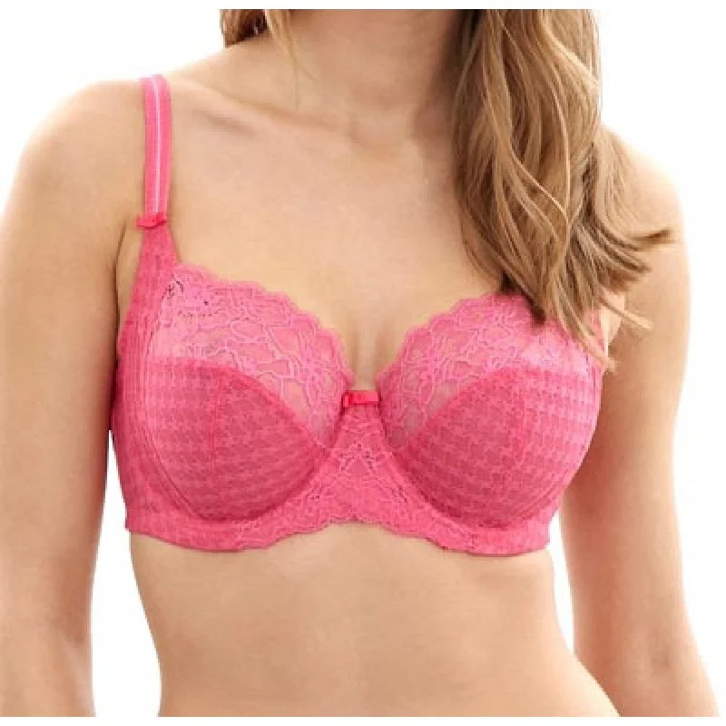 strapless lace bras for formal eventsEnvy Balconnet Bra BRIGHT PINK - REDUCED