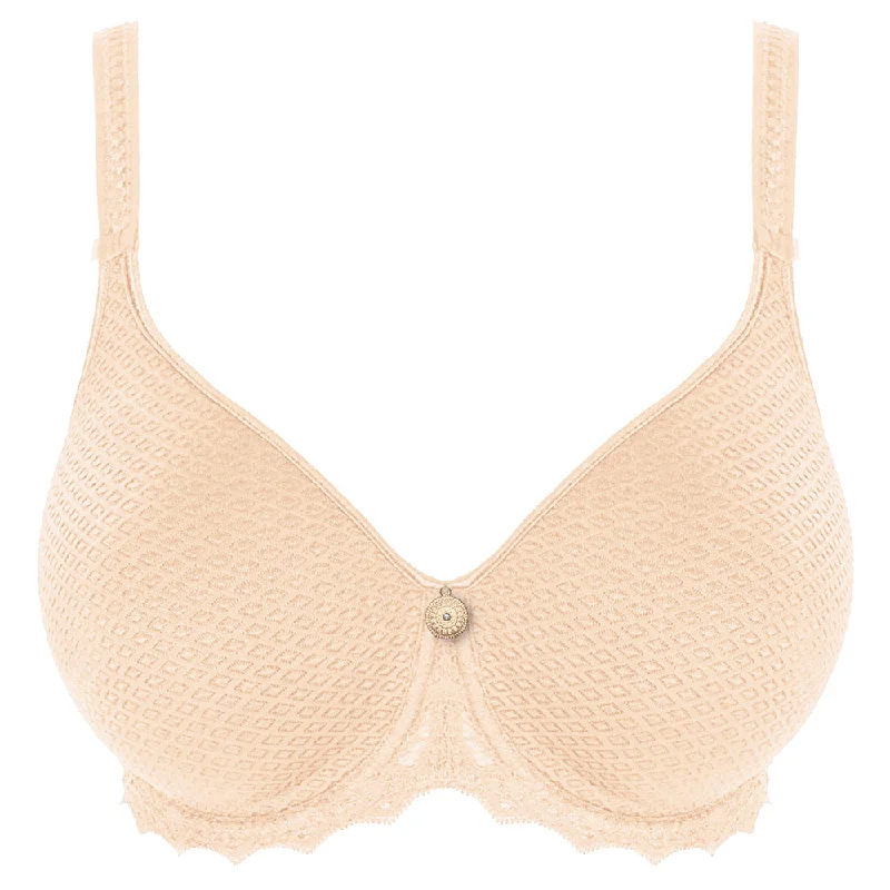 full cup bras for complete coverageCassiopee Creamy Beige Spacer T-Shirt Bra