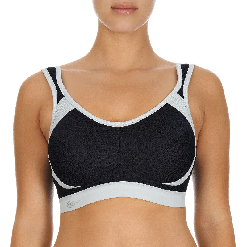 sexy lace push up bras for special occasionsExtreme Control Black & Gray Sports Bra