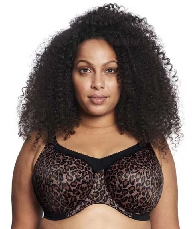 nursing bras for new mothersGoddess Kayla Underwire Full Cup Bra - Dark Leopard