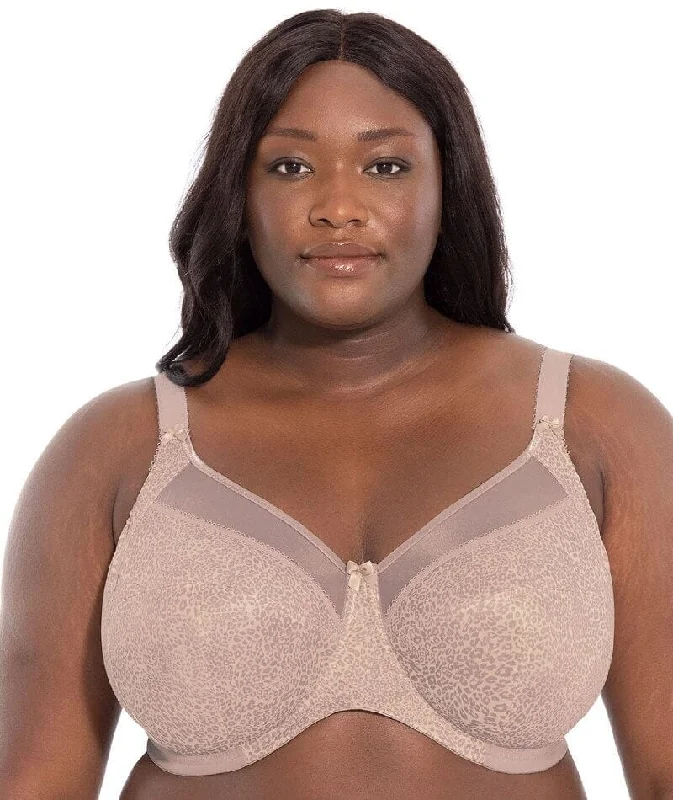 full cup padded bras for enhanced shapeGoddess Kayla Underwired Banded Bra - Taupe Leo