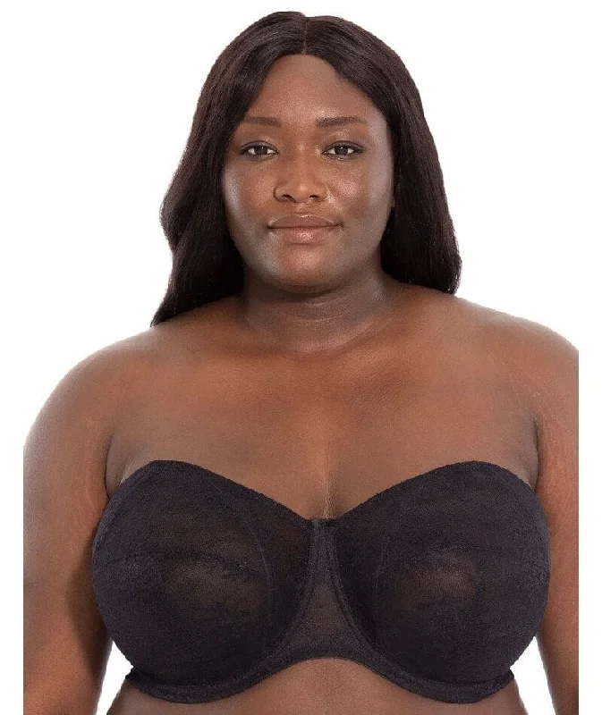 sleep bras with adjustable strapsGoddess Verity Underwired Strapless Bra - Black