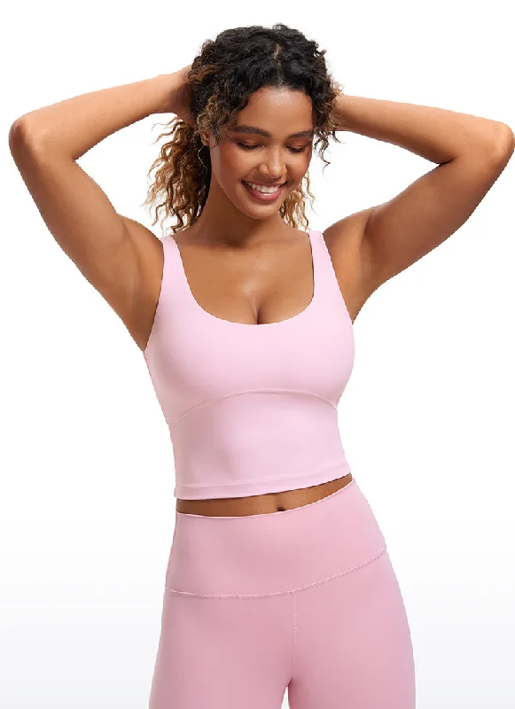 celebrity inspired women bra tanks for a trendy styleButterluxe U Back Longline Built-in Bra Tanks