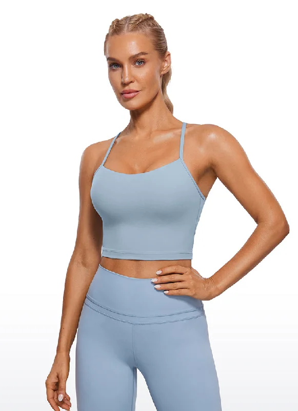 beach ready women bra tanks for a casual beach lookButterluxe Y Back Built-in Bra Tanks