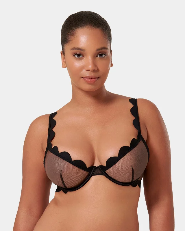 bralette bras for a trendy and comfortable styleJasmine Wired Bra Black