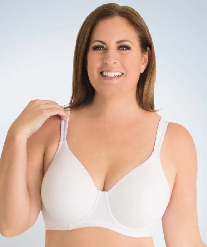 convertible sports bras for versatile useLeading Lady Molded Padded Seamless Non-Underwired Bra - White