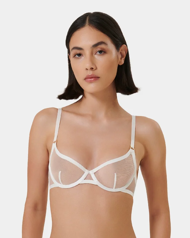 sleep bras for all night comfortNaomi Wired Bra White