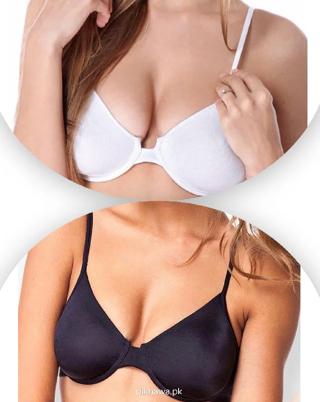 minimizer bras to reduce bust sizePack Of 2 Bridal Bra - Non Padded - Under Wired Bra By Kelitha