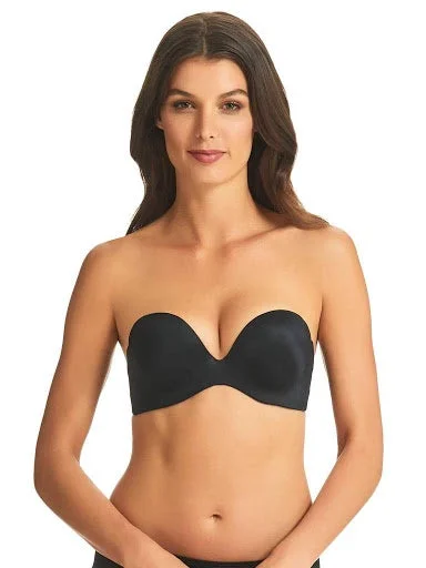 full cup padded bras for enhanced shapeElegance Ultra Lift Strapless Bra BLACK