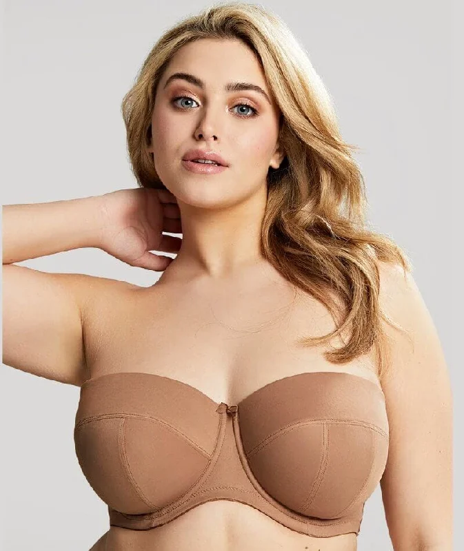 plunge wireless bras for a natural lookSculptresse Dana Strapless Underwired Bra - Caramel