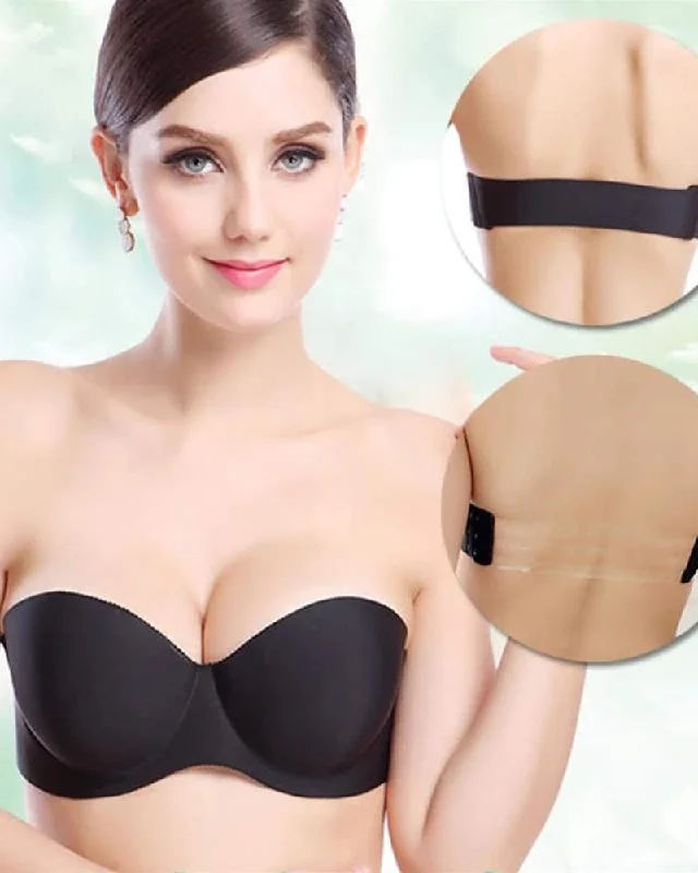 push up bras for enhanced cleavageSexy Pushup Bra - Strapless & 100% Seamless Bra - Underwired - Single-Padded