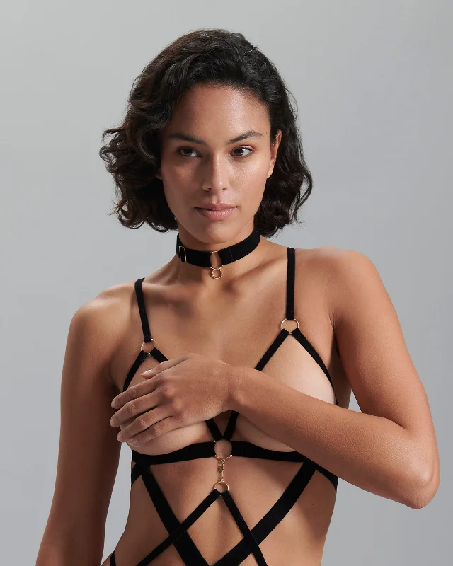 full cup bras for complete coverageSimone Choker Black