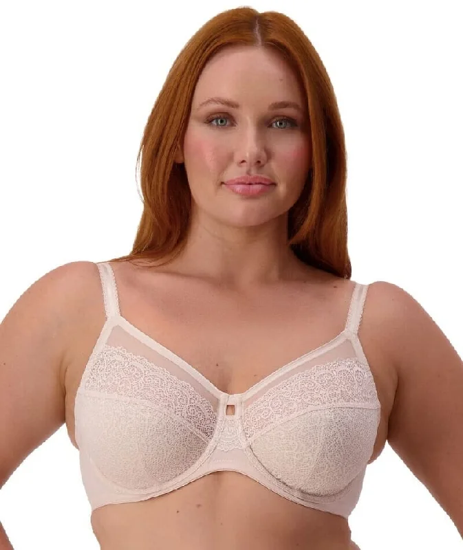 plus size convertible bras for flexibilityTriumph Sheer Underwired Bra - Nude Pink