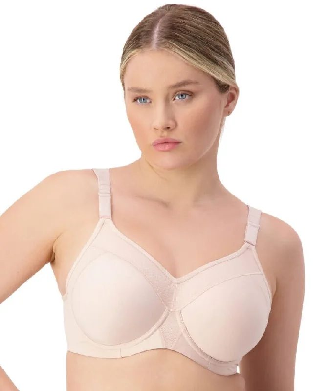 plus size convertible bras for flexibilityTriumph Triaction Ultra Underwired Padded Sports Bra - Fig Pink