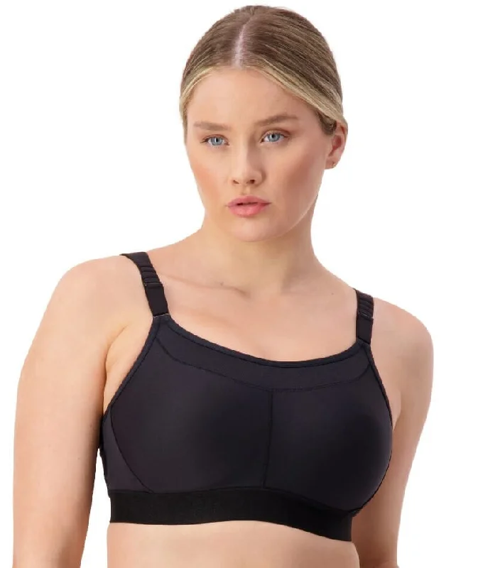 seamless t - shirt bras for everyday wearTriumph Triaction Ultra Wire-free Sports Bra - Black