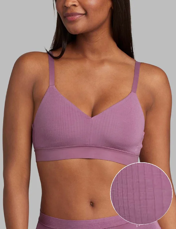 Argyle Purple Luxe Rib