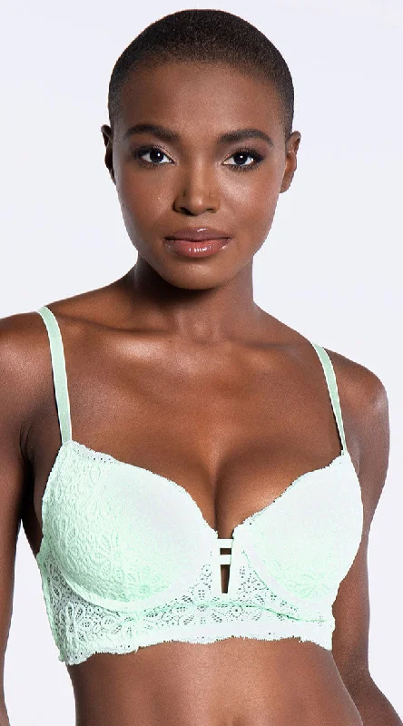 wireless bras for a natural feelYandy Sunny Side Up Green Bra