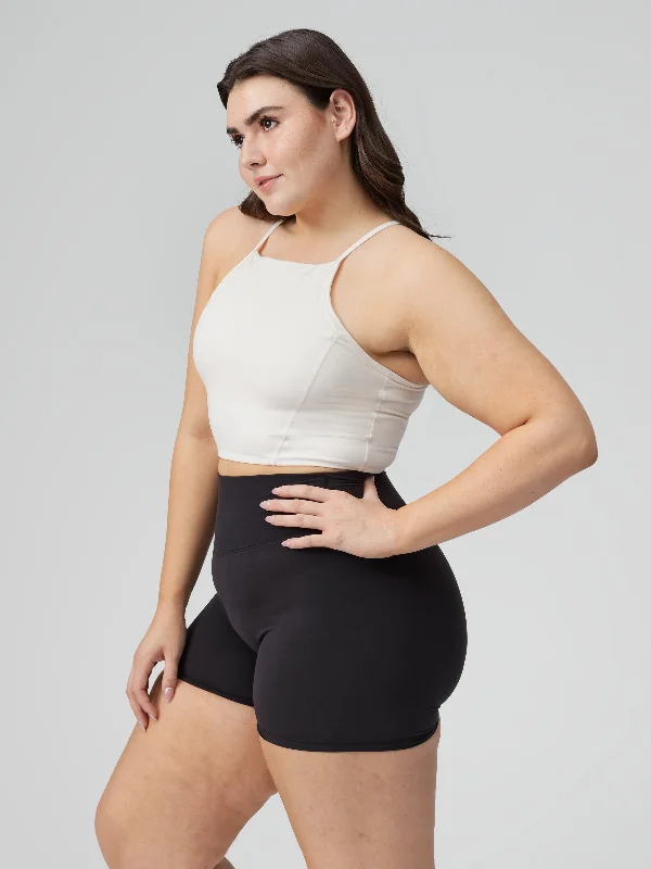 quick drying women sport bra for convenienceIvy Crop - Ivory